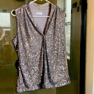 Sequin top! Wore once!